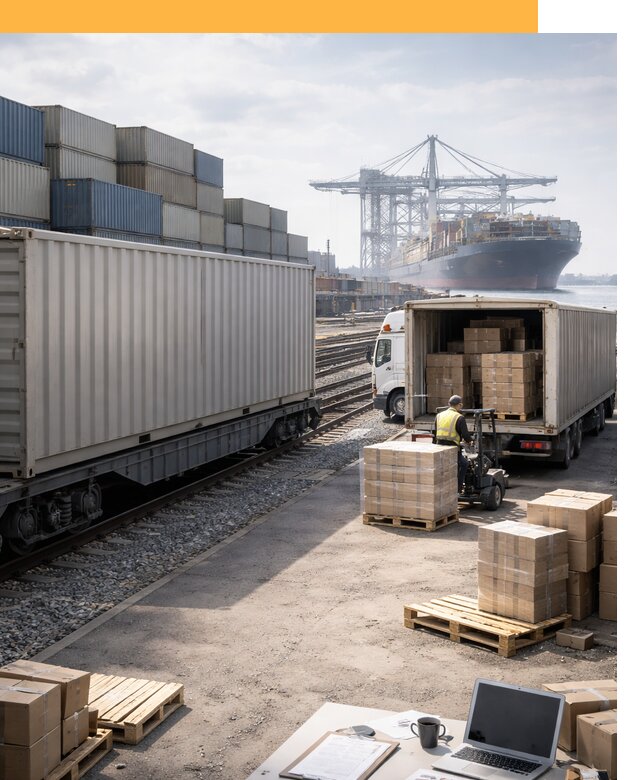 Мультимодальные перевозки грузов по миру от 45594 руб