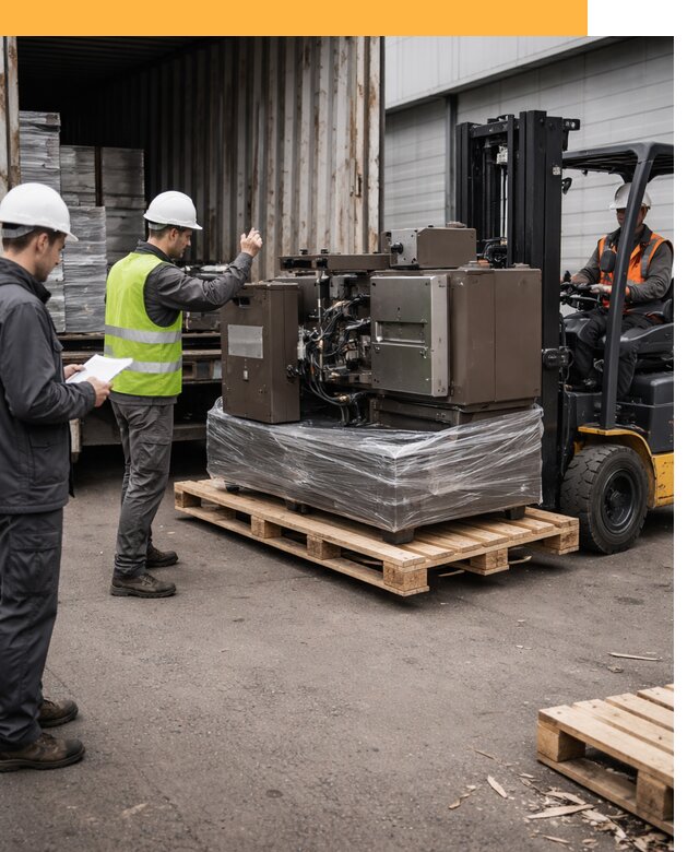 Доставка промышленного оборудования из Европы от 45594