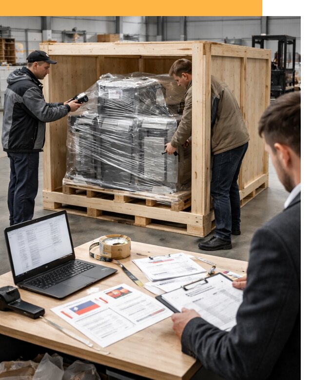 Доставка промышленного оборудования из США от 65858 руб