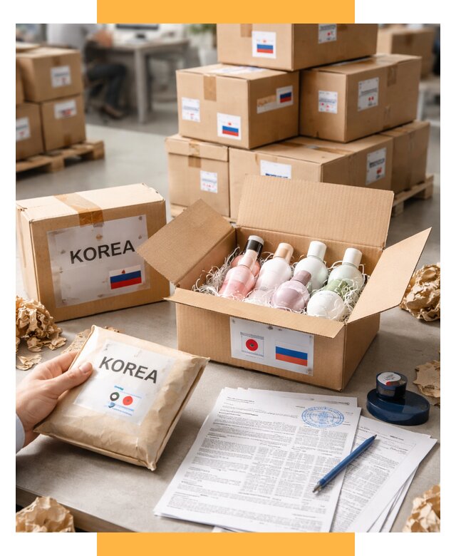 Доставка косметики из Кореи от 8612 р. под ключ | СетСервис-Днс