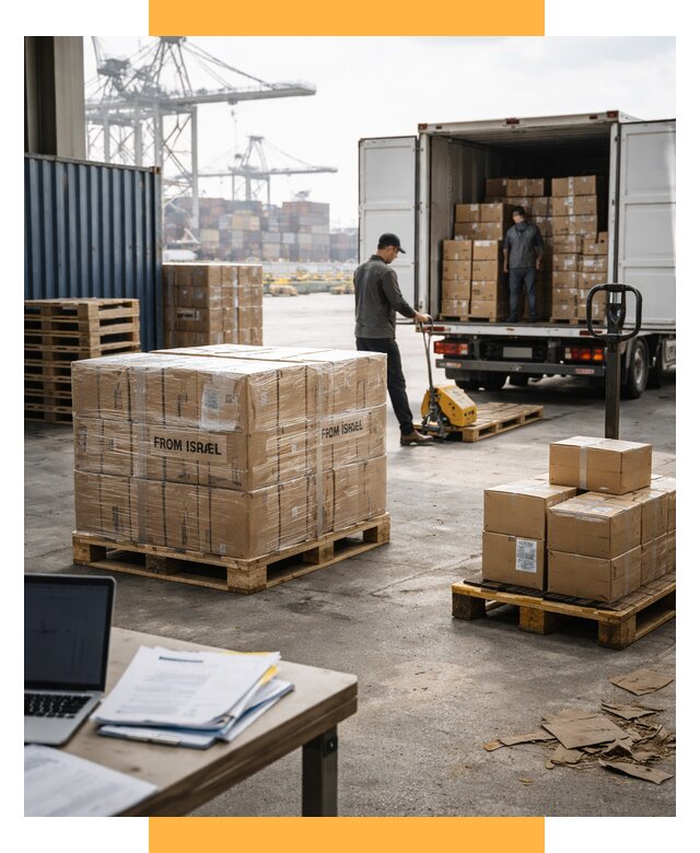Доставка грузов из Израиля от 15198 р., логистика от СетСервис-Днс