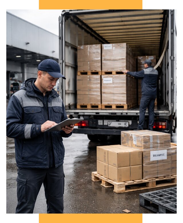 Доставка грузов из Беларуси от 15198 р. логистика СетСервис-Днс