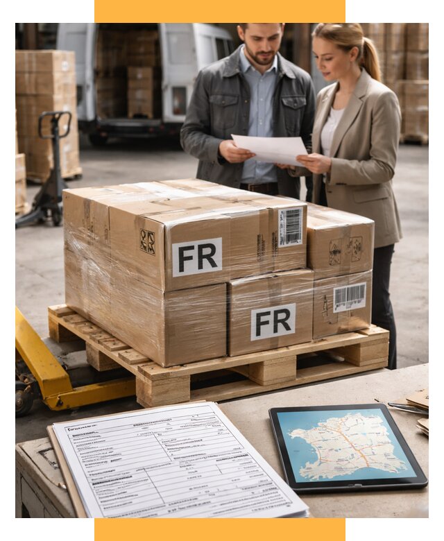 Доставка грузов в Францию от 25330 р., логистика СетСервис-Днс