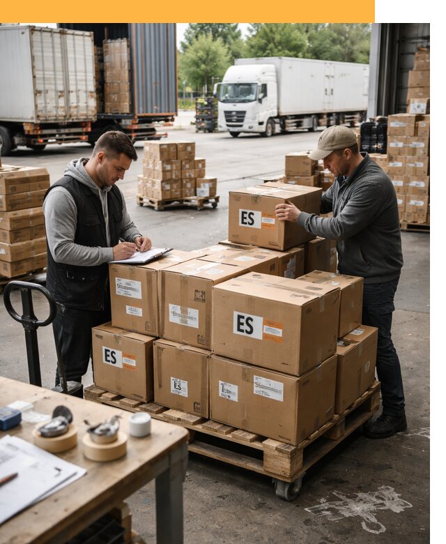 Доставка грузов в Испанию автотранспортом от 35462 руб