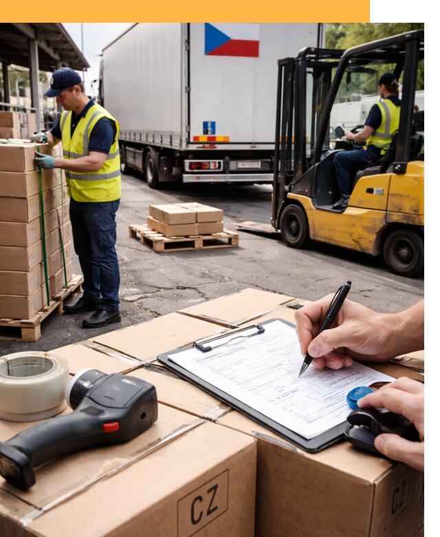 Доставка грузов в Чехию от 35462 руб, международные перевозки