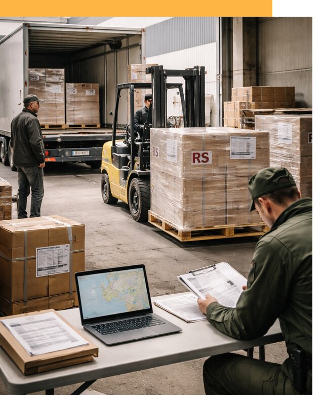 Доставка грузов в Сербию от 45594 руб, международные перевозки