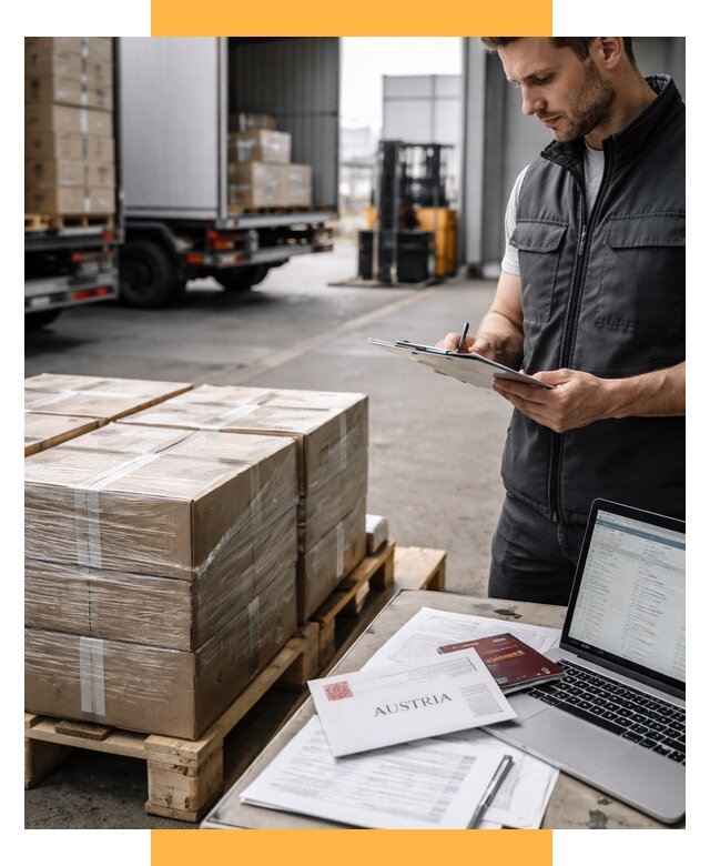 Доставка в Австрию от 65858 р. Логистика и экспорт СетСервис-Днс