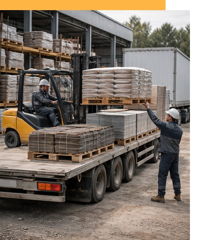 Перевозка строительных материалов по миру от 5573 руб