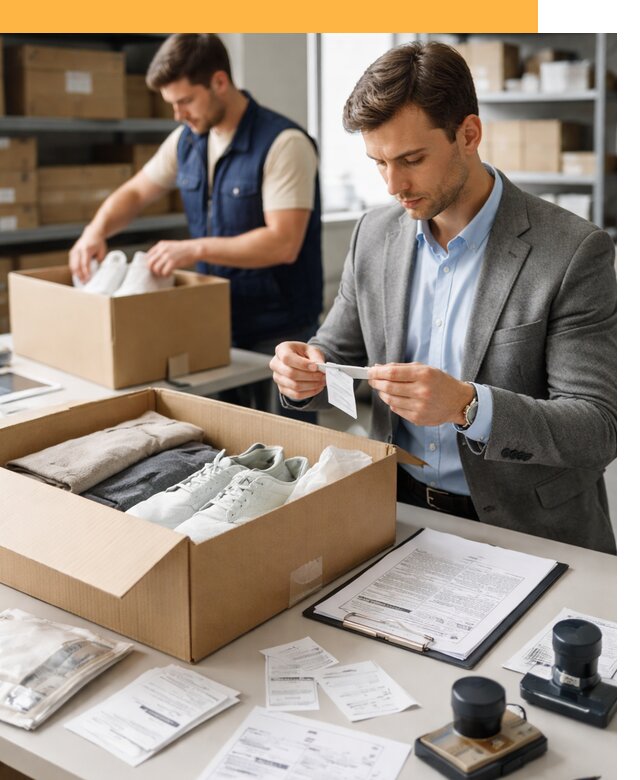 Таможенное оформление одежды и обуви по выгодной цене от 6586 руб