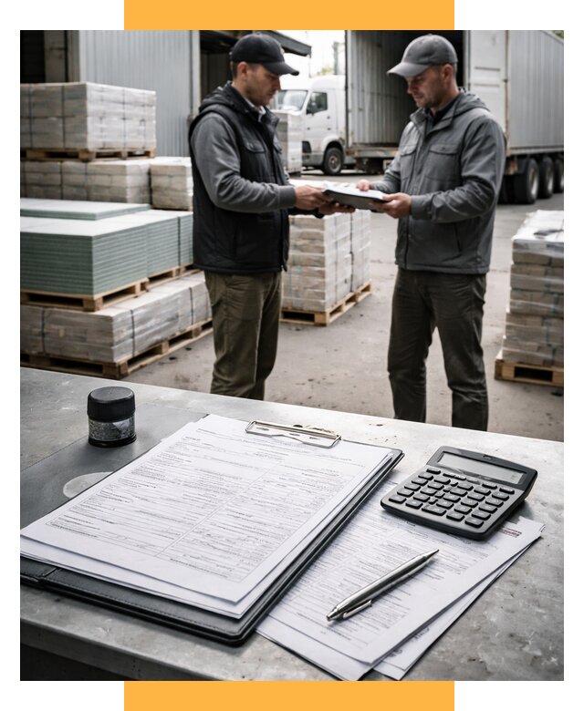 Таможенное оформление стройматериалов от 8612 р. | СетСервис-Днс